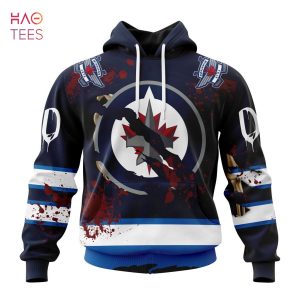 BEST NHL Winnipeg Jets, Specialized Design Jersey With Your Ribs For Halloween 3D Hoodie