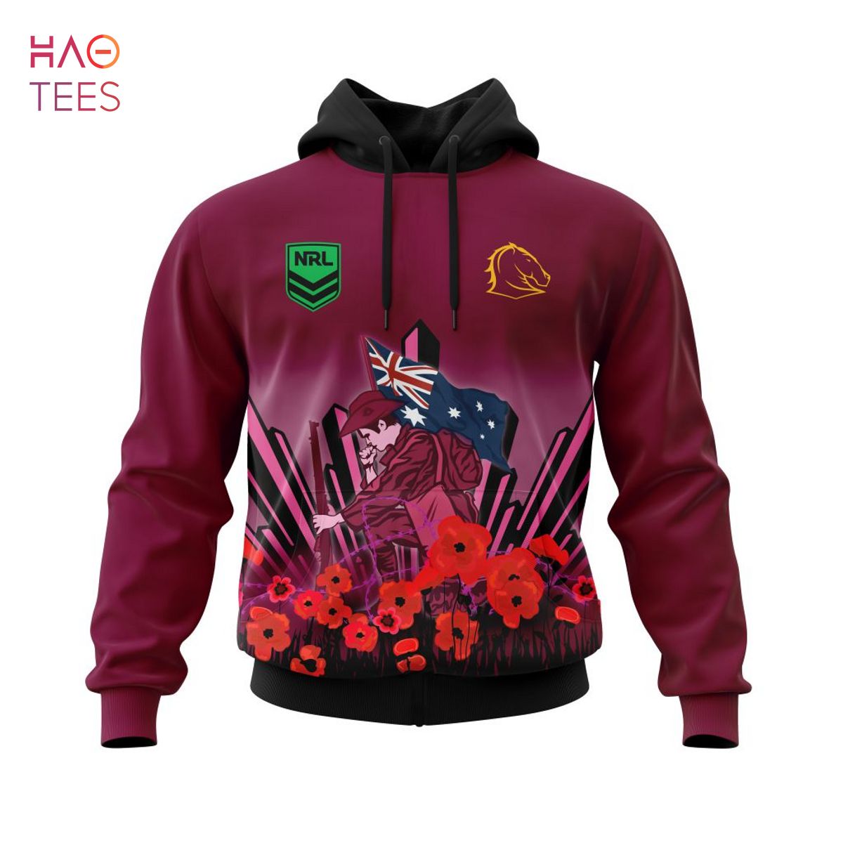 BEST NRL Brisbane Broncos, Specialized 2022 Anzac Jersey Concepts