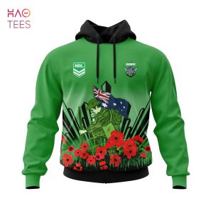 BEST NRL Canberra Raiders, Specialized 2022 Anzac Jersey Concepts 3D Hoodie