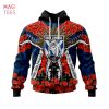 BEST NRL Canterbury-Bankstown Bulldogs, Specialized 2022 Anzac Jersey Concepts 3D Hoodie Limited Edition