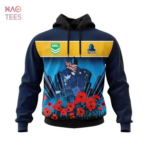BEST NRL Gold Coast Titans, Specialized 2022 Anzac Jersey Concepts 3D Hoodie