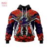 BEST NRL Melbourne Storm, Specialized Anzac Jersey Concepts 3D Hoodie