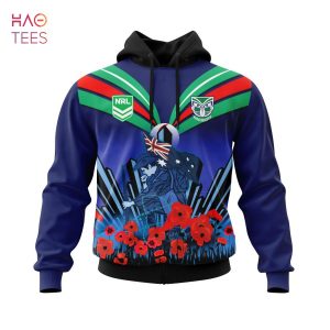 BEST NRL New Zealand Warriors, Specialized 2022 Anzac Jersey Concepts 3D Hoodie