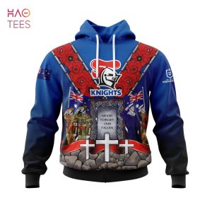 BEST NRL Newcastle Knights, Specialized Anzac Jersey Concepts 3D Hoodie