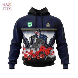 BEST NRL North Queensland Cowboys, Specialized 2022 Anzac Jersey Concepts 3D Hoodie