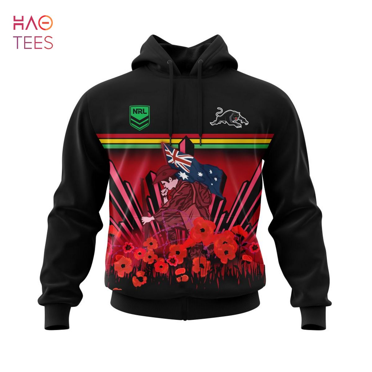 BEST NRL Penrith Panthers, Specialized 2022 Anzac Jersey Concepts 3D Hoodie BEST NRL Penrith Panthers, Specialized 2022 Anzac Jersey Concepts 3D Hoodie