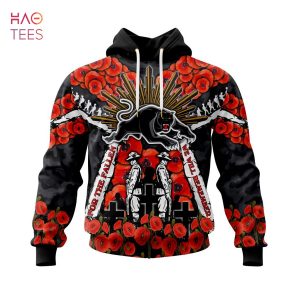 BEST NRL Penrith Panthers, Specialized 2022 Anzac Jersey Concepts 3D Hoodie Limited Edition