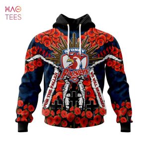 BEST NRL Sydney Roosters, Specialized 2022 Anzac Jersey Concepts 3D Hoodie Limited Edition
