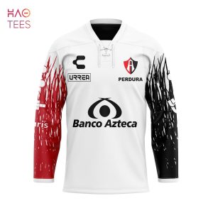 BEST Personalise Liga MX Club Atlas 2020 21 Away Hockey Jersey 3D Hoodie
