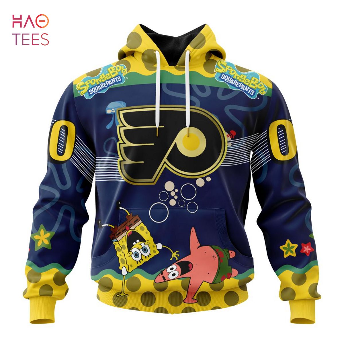 The best selling] Philadelphia Flyers Jersey With SpongeBob For