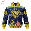BEST San Jose Sharks, Specialized Jersey With SpongeBob 3D Hoodie
