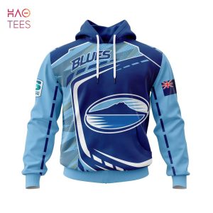 HOT Super Rugby Auckland Blues, Specialized Jersey Concepts 3D Hoodie Limited Edition