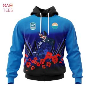 BEST Super Rugby Moana Pasifika, Specialized 2022 Anzac Jersey Concepts 3D Hoodie