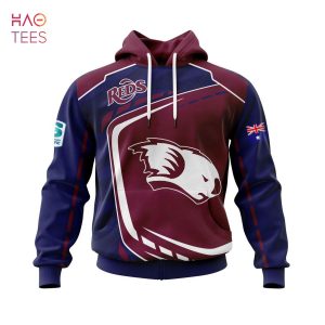 NEW Super Rugby Queensland Reds, Specialized Jersey Concepts 3D Hoodie