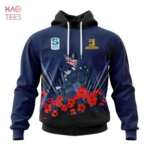 BEST Super Rugby Speight’s Highlanders, Specialized 2022 Anzac Jersey Concepts 3D Hoodie