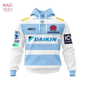 BEST Super Rugby WARATAHS 2021 Away Jersey, Personalized Name & Number 3D Hoodie