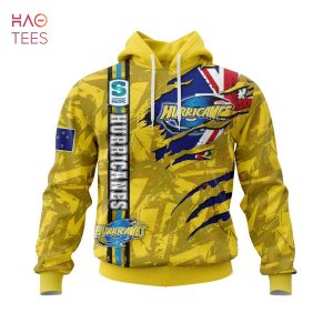 BEST Super Rugby Wellington Hurricanes, Specialized Jersey Concepts With National Flag 3D Hoodie