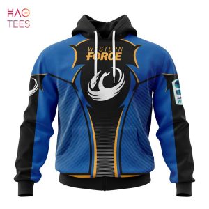 BEST Super Rugby Western Force, Specialized Jersey Concepts 3D Hoodie