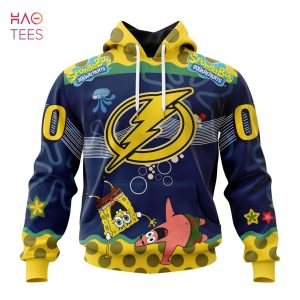 BEST Tampa Bay Lightning, Specialized Jersey With SpongeBob 3D Hoodie