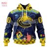 BEST Toronto Maple Leafs Specialized Jersey With SpongeBob 3D Hoodie