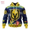 BEST Washington Capitals, Specialized Jersey With SpongeBob 3D Hoodie