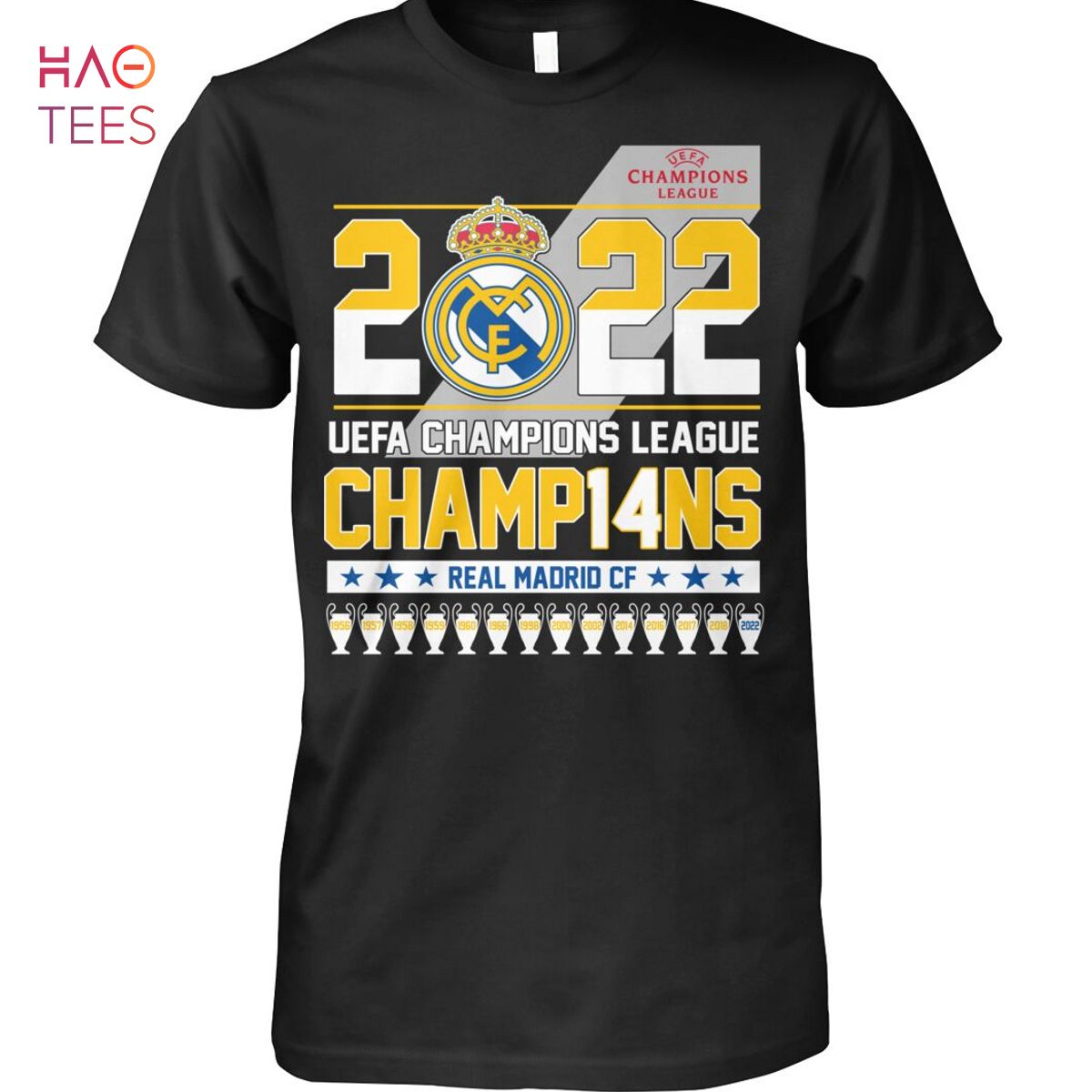 2022 Champ14ns Real Madrid Cf Shirt Limited Edition