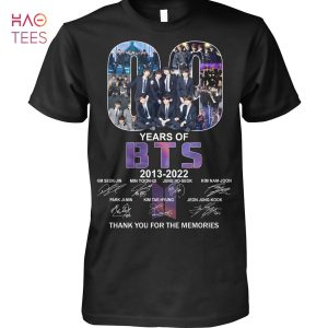 Years Of BTS 2013-2022 Shirt Limited Edition