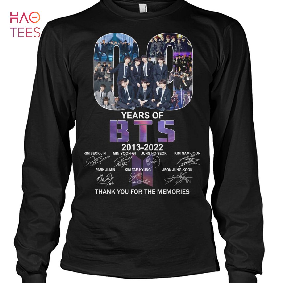 Years Of BTS 2013-2022 Shirt Limited Edition Years Of BTS 2013-2022 Shirt Limited Edition