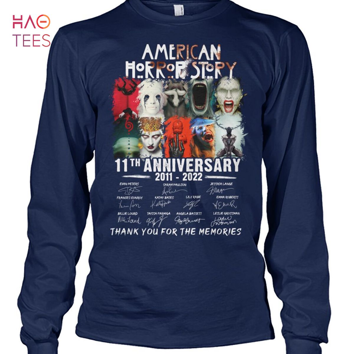 American Horror Story 2011-2022 Anniversary Shirt Limited Edition American Horror Story 2011-2022 Anniversary Shirt Limited Edition