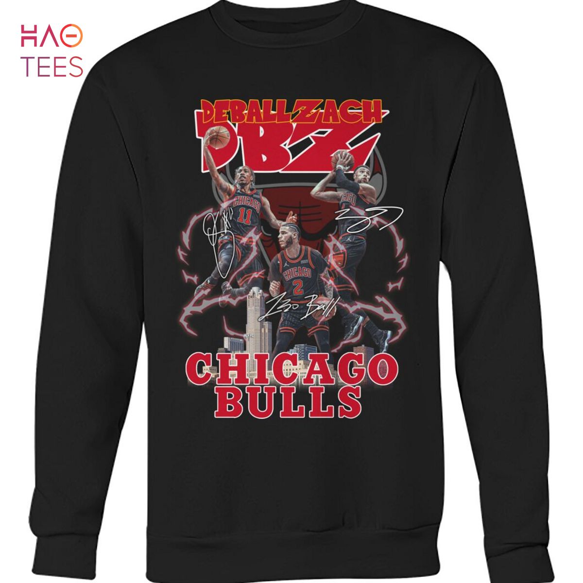 Chicago Bulls Hoodie Sweatshirt Tee Shirt Long Sleeve Shirt