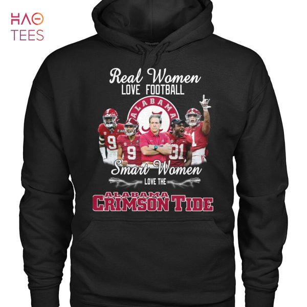 Real Women Love Football Smart Women Love The Crimson Tide Shirt