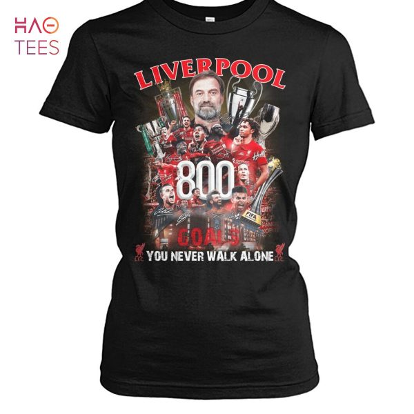 Liverpool 800 Goals You Never Walk Alone Shirt