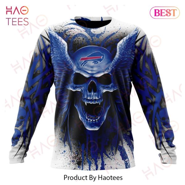 NEW NFL Buffalo Bills Special Kits With Skull Art 3D Hoodie