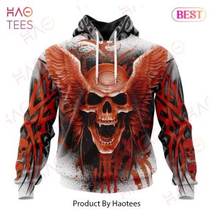 NEW NFL Chicago Bears Special Kits With Skull Art 3D Hoodie
