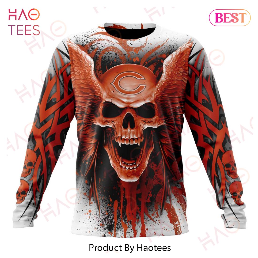NEW NFL Chicago Bears Special Kits With Skull Art 3D Hoodie NEW NFL Chicago Bears Special Kits With Skull Art 3D Hoodie