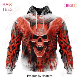 NEW NFL Cleveland Browns Special Kits With Skull Art 3D Hoodie