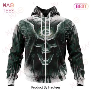 NEW NFL Green Bay Packers Special Kits With Skull Art 3D Hoodie