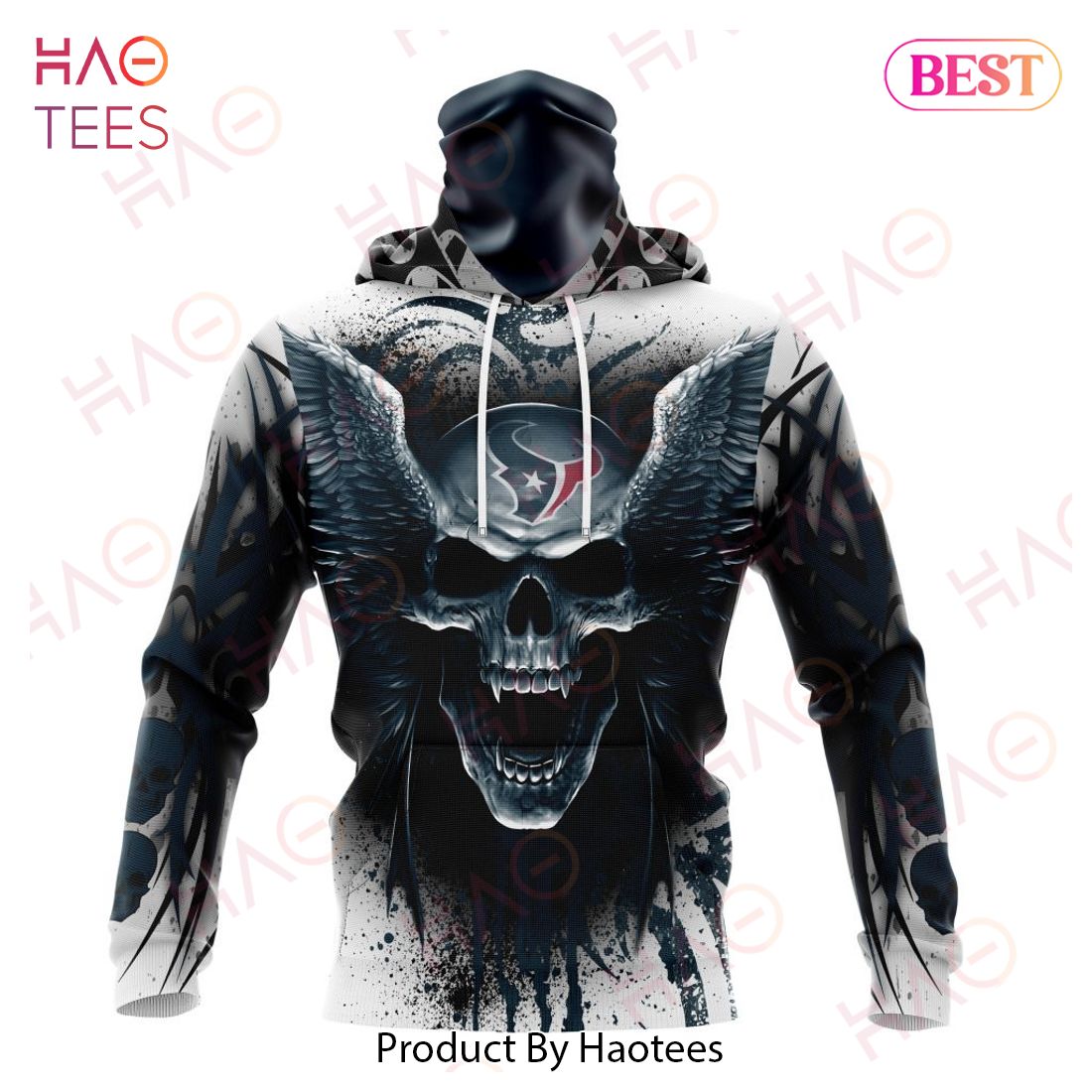 NEW NFL Houston Texans Special Kits With Skull Art 3D Hoodie NEW NFL Houston Texans Special Kits With Skull Art 3D Hoodie