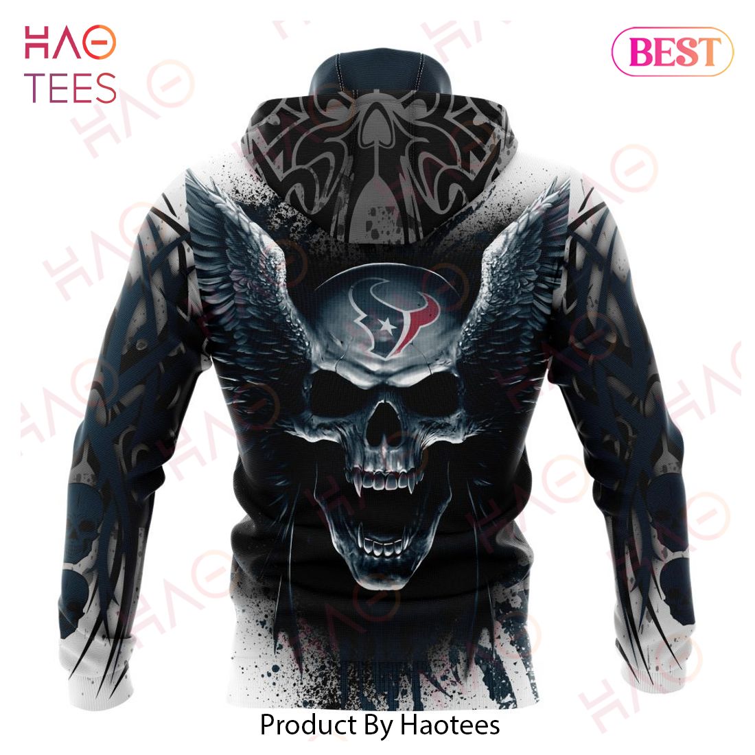 NEW NFL Houston Texans Special Kits With Skull Art 3D Hoodie NEW NFL Houston Texans Special Kits With Skull Art 3D Hoodie