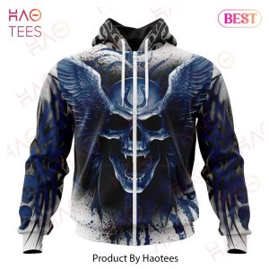 NEW NFL Indianapolis Colts Special Kits With Skull Art 3D Hoodie