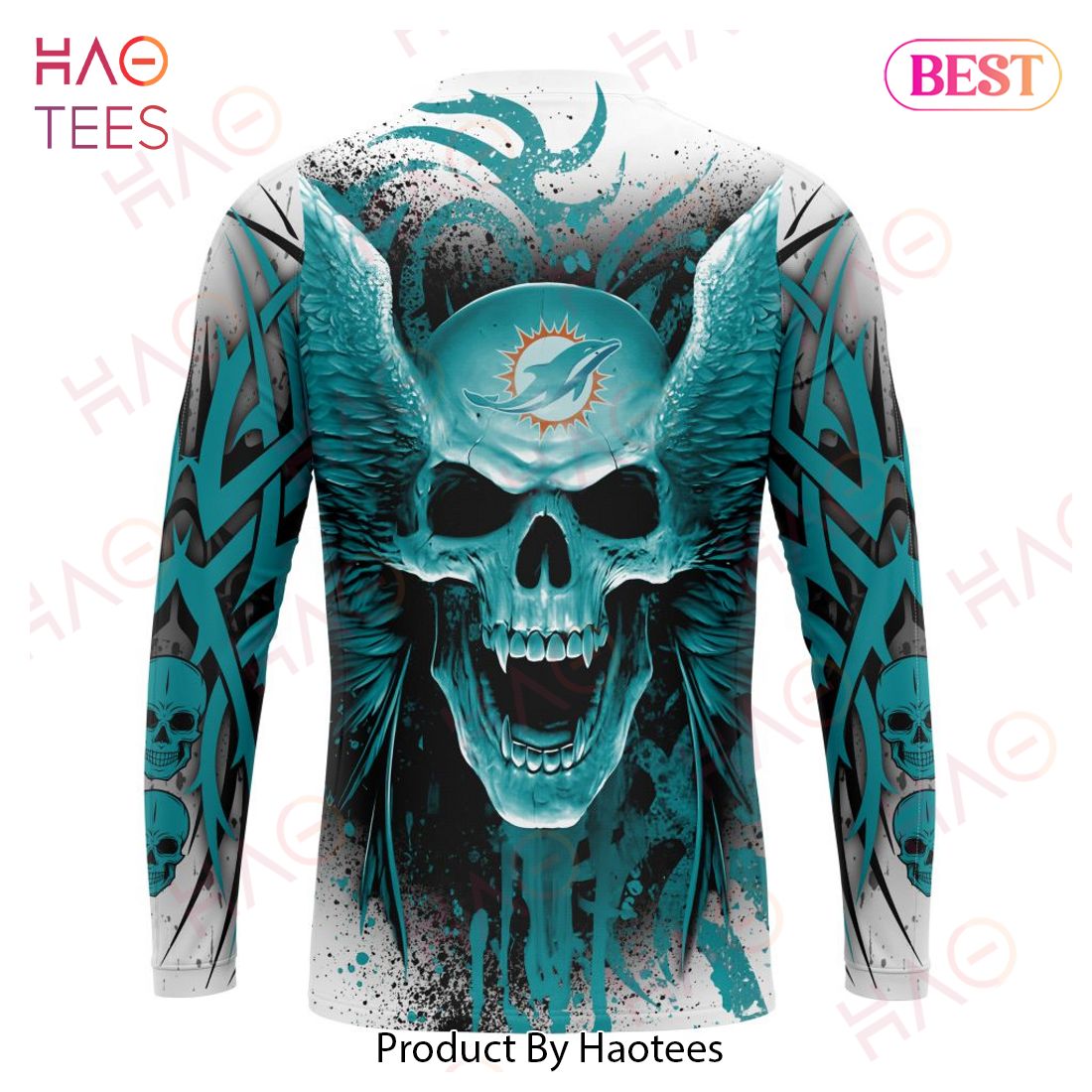 NEW NFL Miami Dolphins Special Kits With Skull Art 3D Hoodie NEW NFL Miami Dolphins Special Kits With Skull Art 3D Hoodie