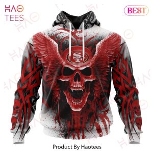 NEW NFL San Francisco 49ers Special Kits With Skull Art 3D Hoodie