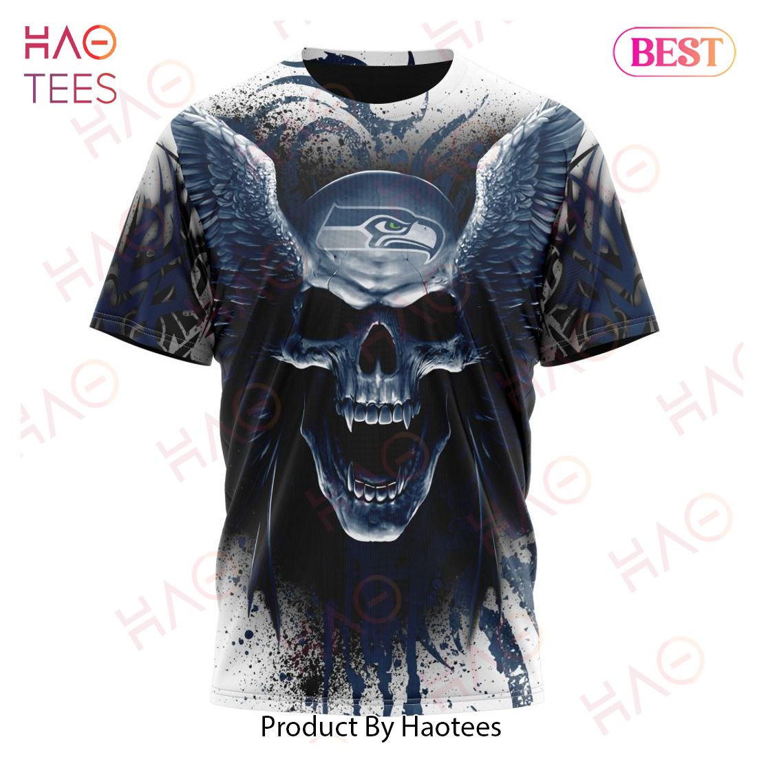 NEW NFL Seattle Seahawks Special Kits With Skull Art 3D Hoodie NEW NFL Seattle Seahawks Special Kits With Skull Art 3D Hoodie