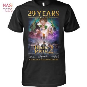 29 Years 1993-2022 Hocus Pocus 2 Shirt Limited Edition