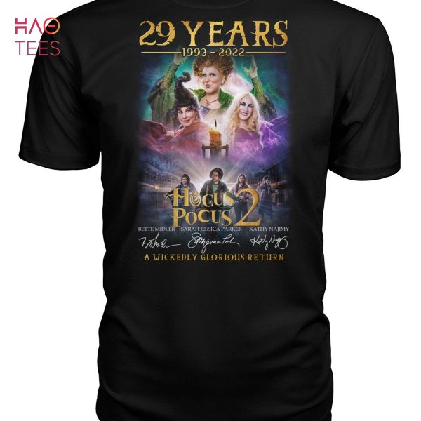 29 Years 1993-2022 Hocus Pocus 2 Shirt Limited Edition