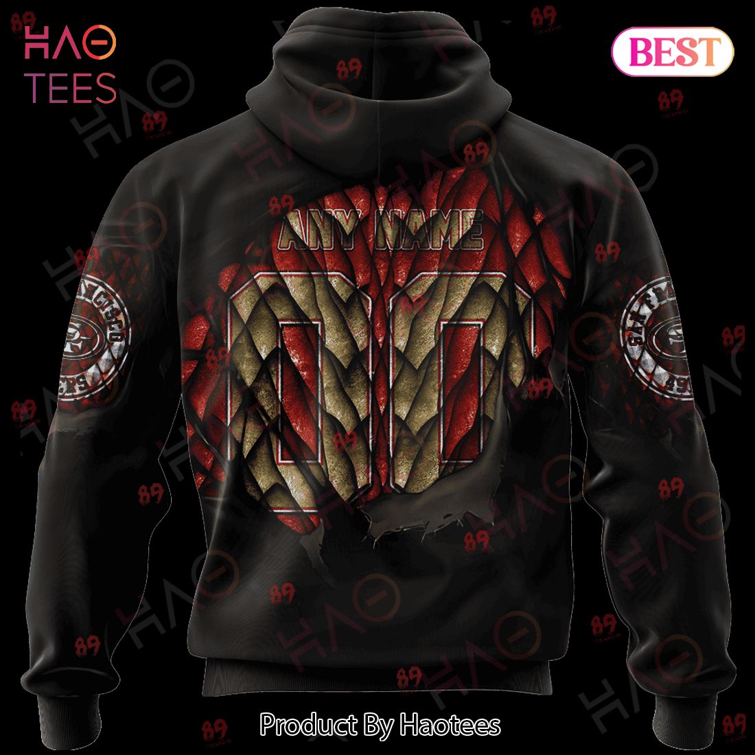 49ers Dragon Eye LIMITED EDITION Hoodie 49ers Dragon Eye LIMITED EDITION Hoodie