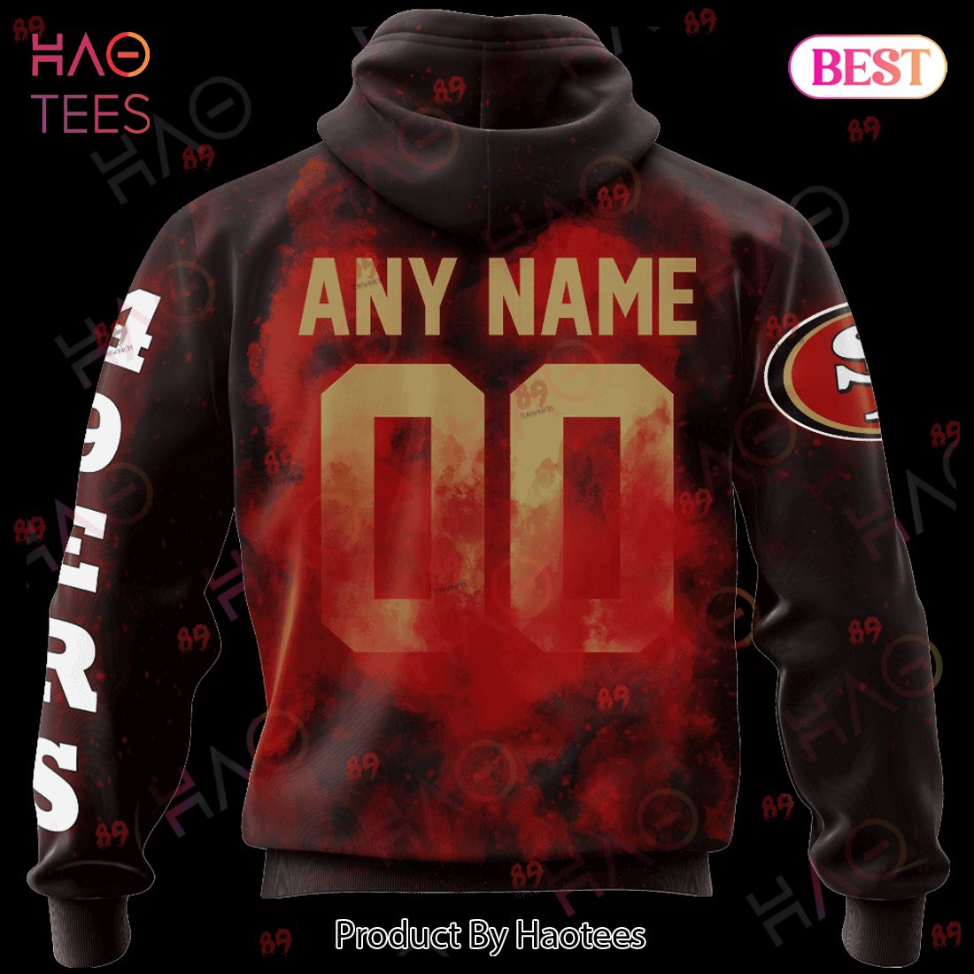 49ers Skull Smoke LIMITED EDITION Hoodie 49ers Skull Smoke LIMITED EDITION Hoodie
