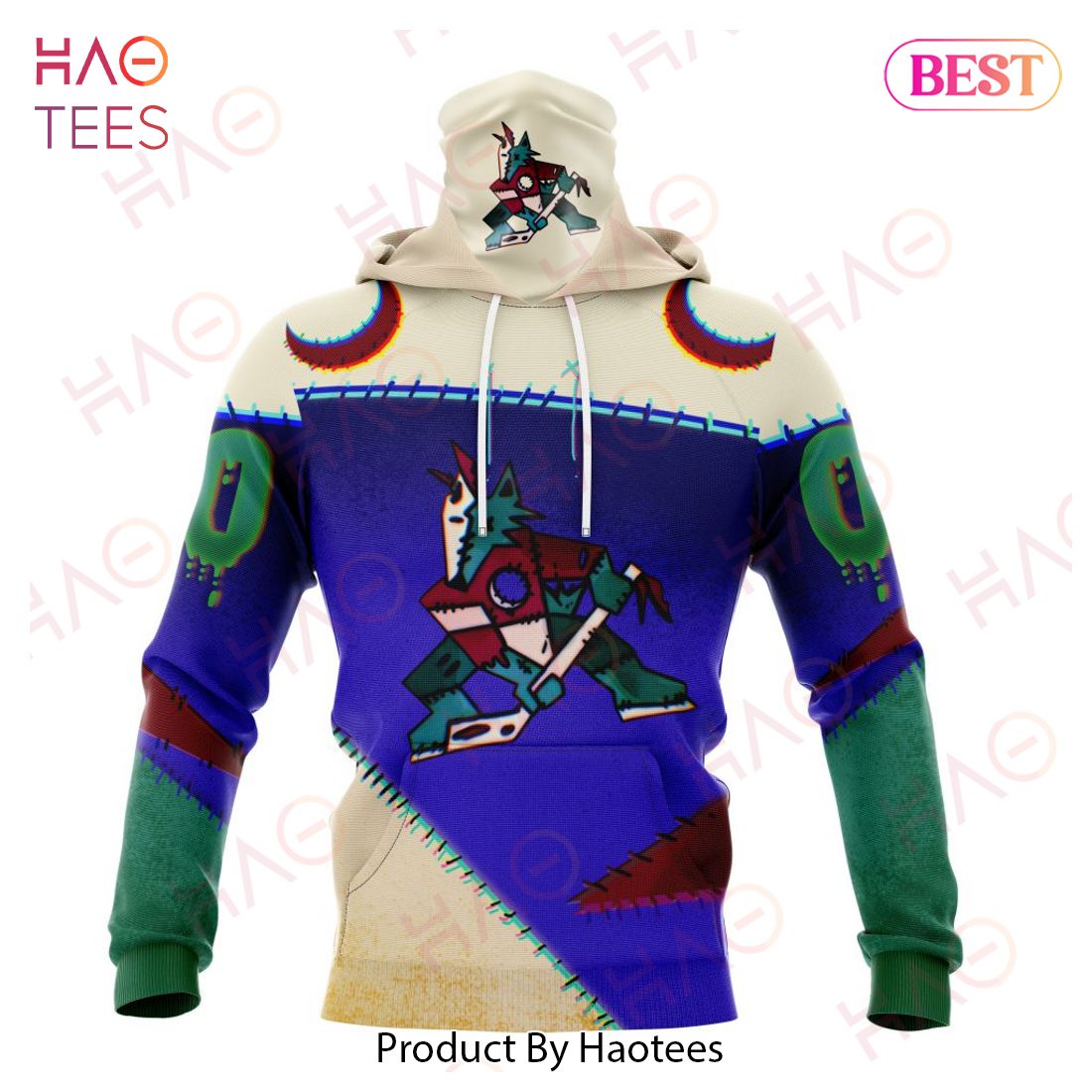 Arizona Coyotes Specialized Jersey For Halloween Night Hoodie Arizona Coyotes Specialized Jersey For Halloween Night Hoodie