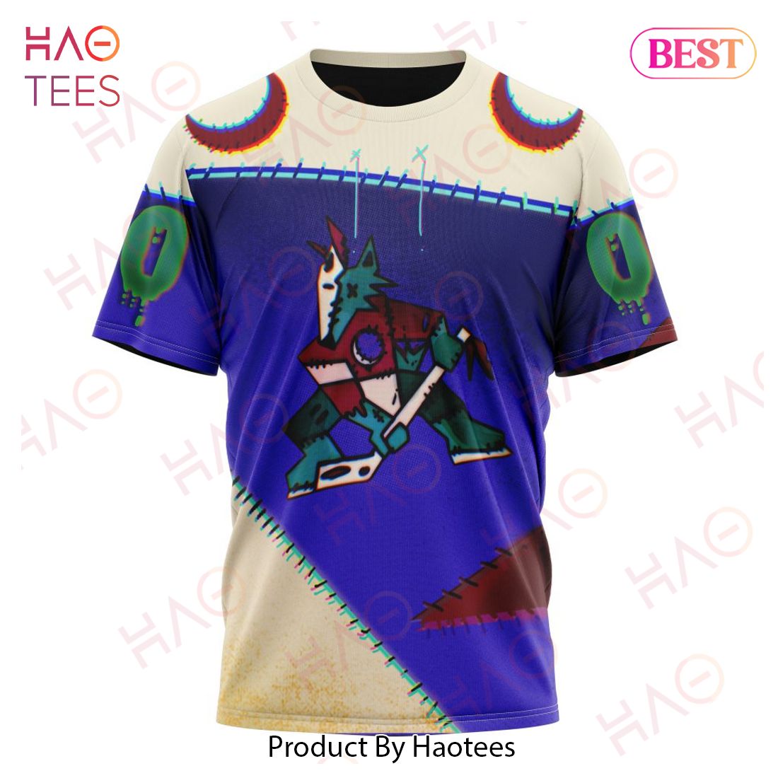 Arizona Coyotes Specialized Jersey For Halloween Night Hoodie Arizona Coyotes Specialized Jersey For Halloween Night Hoodie