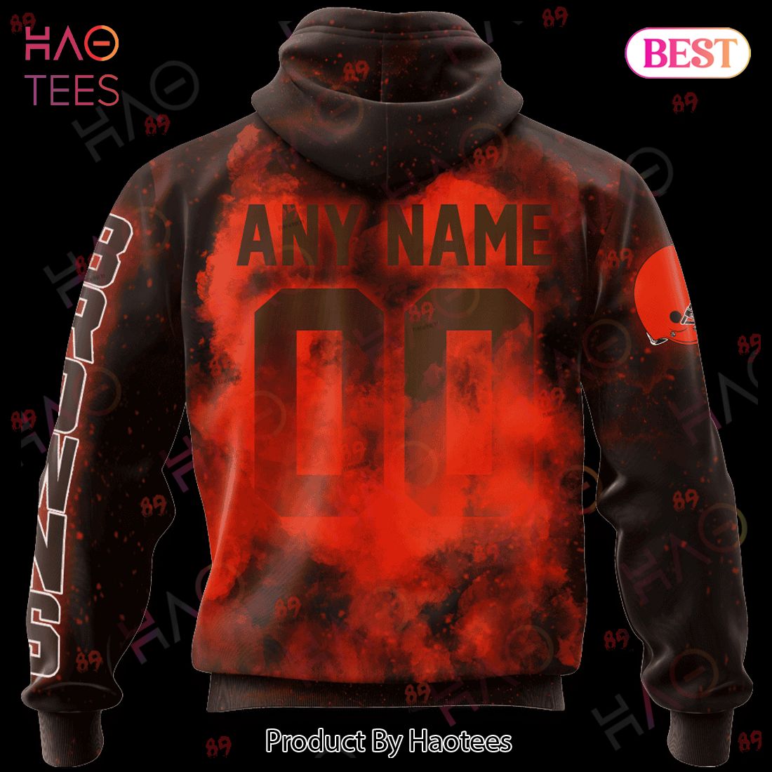 Browns Skull Smoke LIMITED EDITION Hoodie Browns Skull Smoke LIMITED EDITION Hoodie